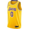 Muške NBA Dres Los Angeles Lakers Russell Westbrook 0 Nike 2022-23 Icon Edition Gold Swingman